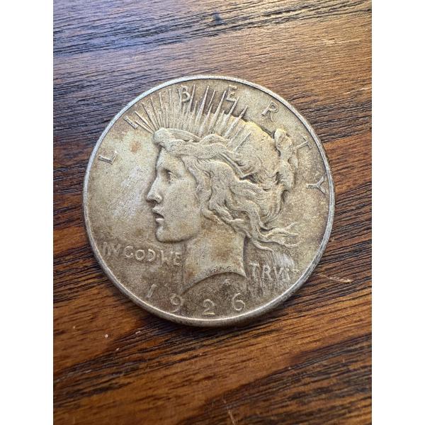 1926-S Silver Peace Dollar - FV $1.00 