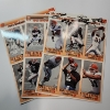 Image 1 : Three Uncut SIGNED Card Pages 1993 Cleveland Browns McDonald's GameDay Cards 