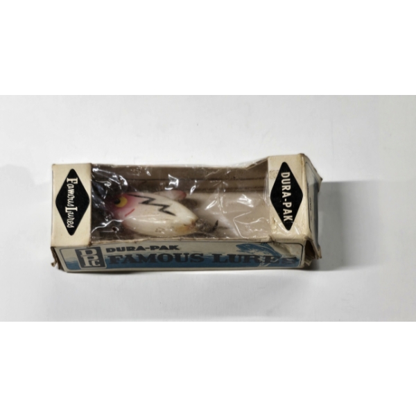 Vintage FAMOUS LURES DURA-PAK Sonic Minnow No.4002 Fishing Lure - Original Packaging
