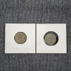 Image 4 : Two 50% Silver 1945 Six Pence Coins ~ ASW 0.0455 oz EACH
