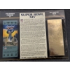Image 1 : Authentic 1980 Super Bowl XIV NFL Football Ticket & 24K Gold Plated Ticket - Mint Condition