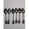 Image 4 : (6) Vintage W.M Rogers Silverplated Spoons In Carnation Pattern - Total Weight: 133.6g