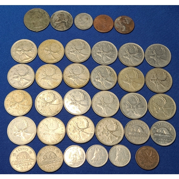 Assorted U.S & Canadian Currency