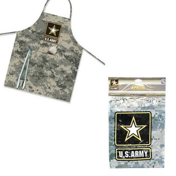 Digital Camouflage Apron In Original Packaging - Official Licensed Product Of The U.S. Army
