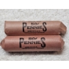 Image 1 : Lot of Assorted US Wheat Pennies in Rolls - AFV $1.00