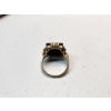 Image 3 : Vintage 10K Gold Onyx and Diamond Ring - Size 7 - TW: 4.8g