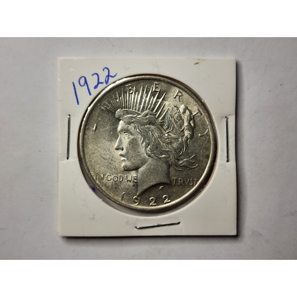 VERY NICE 1922 United States 90% Silver Peace Dollar ~ Excellent Coin For Any Collector!