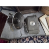 Image 4 : Large Collection Of Vintage Items Including Stamps, Burlap Sack, 12''x12''x25'' Wood Trunk, Postcard