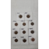 Image 1 : (10) Assorted Years Lincoln Wheat Cents & 2025 Lincoln Cent - Face Value: $0.11