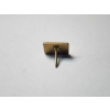 Image 3 : Vintage Gold-Filled "IDS" Pin with 2 Blue Gemstones - Total Weight: 1.4g