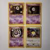 Image 1 : Four Vintage Pokemon Trading Cards Including Togepi & Unown Cards ~ All Near Mint