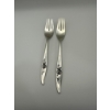 Image 1 : Oneida Heirloom Sterling Silver Forks - 85.8 Grams