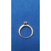 Image 5 : Women's 10K White Gold Ring With Diamonds - Size 6 - Weight: 1.9g