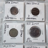 Image 11 : Two Binder Pages Filled with Assorted World Coins: Switzerland, France, Sweden, Italy, & More!