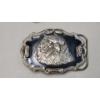 Image 6 : (4) Assorted Vintage Belt Buckles Featuring Western And Numismatic Designs