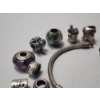Image 6 : Pandora Bracelet Set: Various Sterling Silver & Other Metal Charms - TW of Sterling Silver: 39.1g