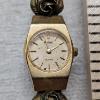 Image 3 : Vintage Pulsar Gold Tone Turquoise Cocktail Watch