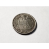Image 2 : NICE 1887 Seated Liberty SILVER Dime in Great Condition!