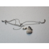 Image 2 : Sterling Silver Hershey's Kisses Charm, Chain, Clasp - Total Weight: 4.1g