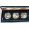 Image 4 : 1994 U.S Veterans Commemorative (3) 90% Silver Dollars Proof Coin Set