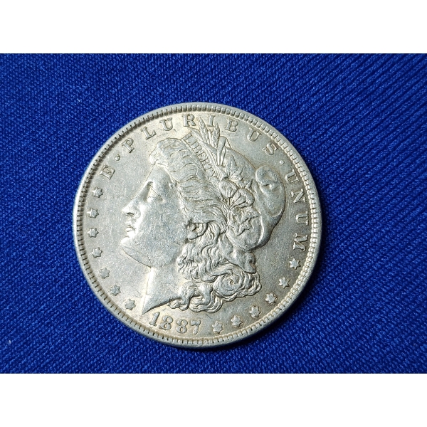 1887 90% Silver Morgan Dollar