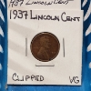 Image 4 : Lot of 37 Assorted Lincoln Wheat Cents - 1930's-40's - Various Conditions & Errors - FV: $0.37