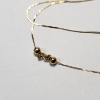 Image 2 : 14K Yellow Gold Necklace - Total Weight: 1.6g
