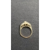 Image 4 : 14K Gold Ring Weighing 4.0 Grams Ft. Many Small Blue Stones & One Clear