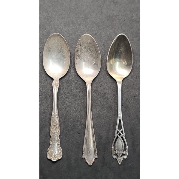 (3) Sterling Silver Spoons - Weight: 60.9g