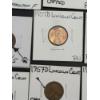 Image 3 : Assorted Pennies all in Marked Cards - Some Errors - some Mint Mark - Etc. - All 1957-D - FV $0.27