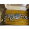 Image 3 : Lot of Costume Jewelry - Pins - Necklace and Earrings in Box - Broches - Pearls - Horse