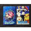 Image 1 : Lot of Two 1995 Japanese Pokemon Vending Prism Sticker Trading Cards Ft. Team Rocket