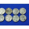 Image 3 : x10 Assorted Years Jefferson Wartime Nickels FV: $0.50