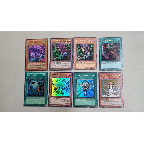 Lot of 8 Assorted Yu-Gi-Oh Trading Cards Including Yata-Garasu LOD-000 & More