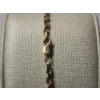 Image 2 : 14K Yellow Gold Rope Chain 7" Bracelet - Total Weight: 4.7g