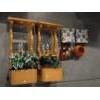 Image 1 : Solid Wood Wall Hanging Lighted Decor 8.5''x23'' 