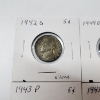 Image 2 : Four Assorted Years U.S. 35% Silver Wartime Nickels
