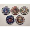 Image 2 : Limited Edition BATMAN Clay Poker Chip Set - Mint Condition - Complete Set 5 Chips