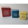 Image 1 : Vintage-Style Flour, Sugar, & Tea Kitchen Canisters 