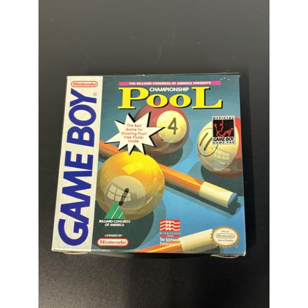 Gameboy Pool Game -Nintendo In Case with Instruction Booklet