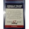 Image 5 : Donald Trump and Elon Musk 2024 Campaign Presidential Collector Card - Graded Trump 10