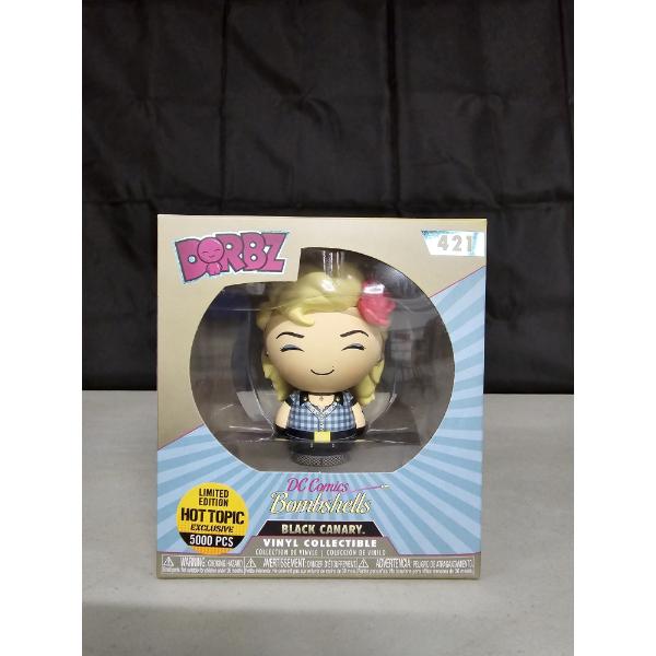 Limited Edition Funko Dorbz Vinyl Collection DC Comics Bombshells BLACK CANARY Figure #421