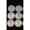 Image 3 : Assorted Years/Mint Marks 90% Silver Walking Liberty Half Dollars - Face Value: $6.00