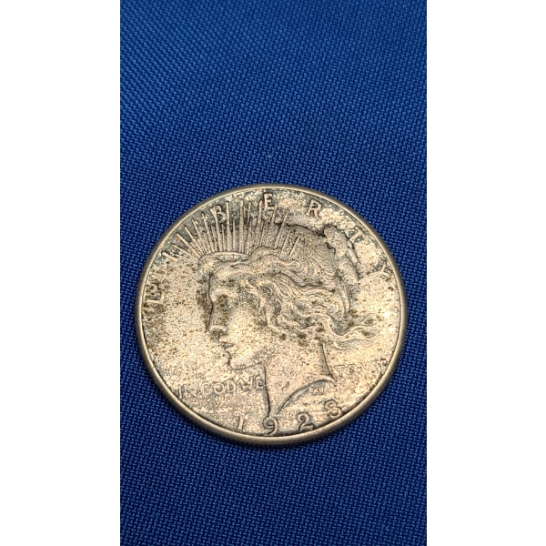 1923-S 90% Silver Peace Dollar 