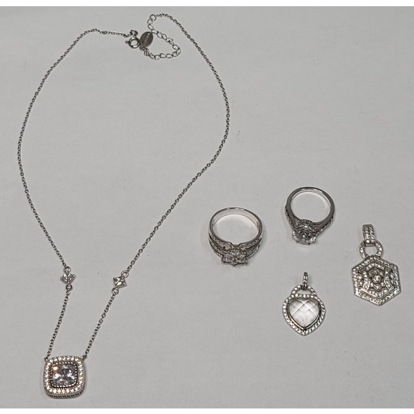 Assorted Sterling Silver Jewelry - Total Weight: 22.4g
