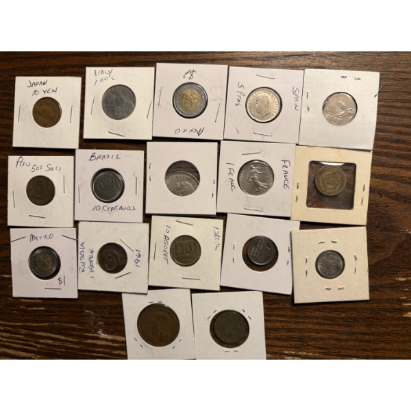 Foriegn Coins - Netherlands - Greece - Yugosla- Barbados - Austria - Great Britain 
