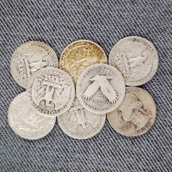 $2.00 Face Value in Assorted 90% Silver United States Quarters