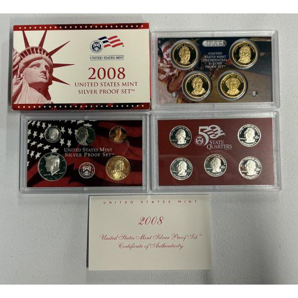 2008 United States Mint Siver Proof Set