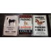 Image 1 : Three Brand New 12''x8'' Tin Decorative Horse Signs