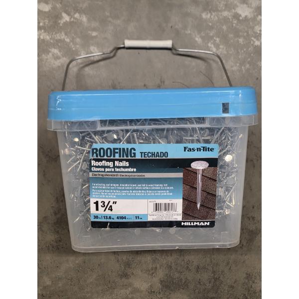 New! 30LBS Fas N Tite 1 3/4'' Roofing Nails 